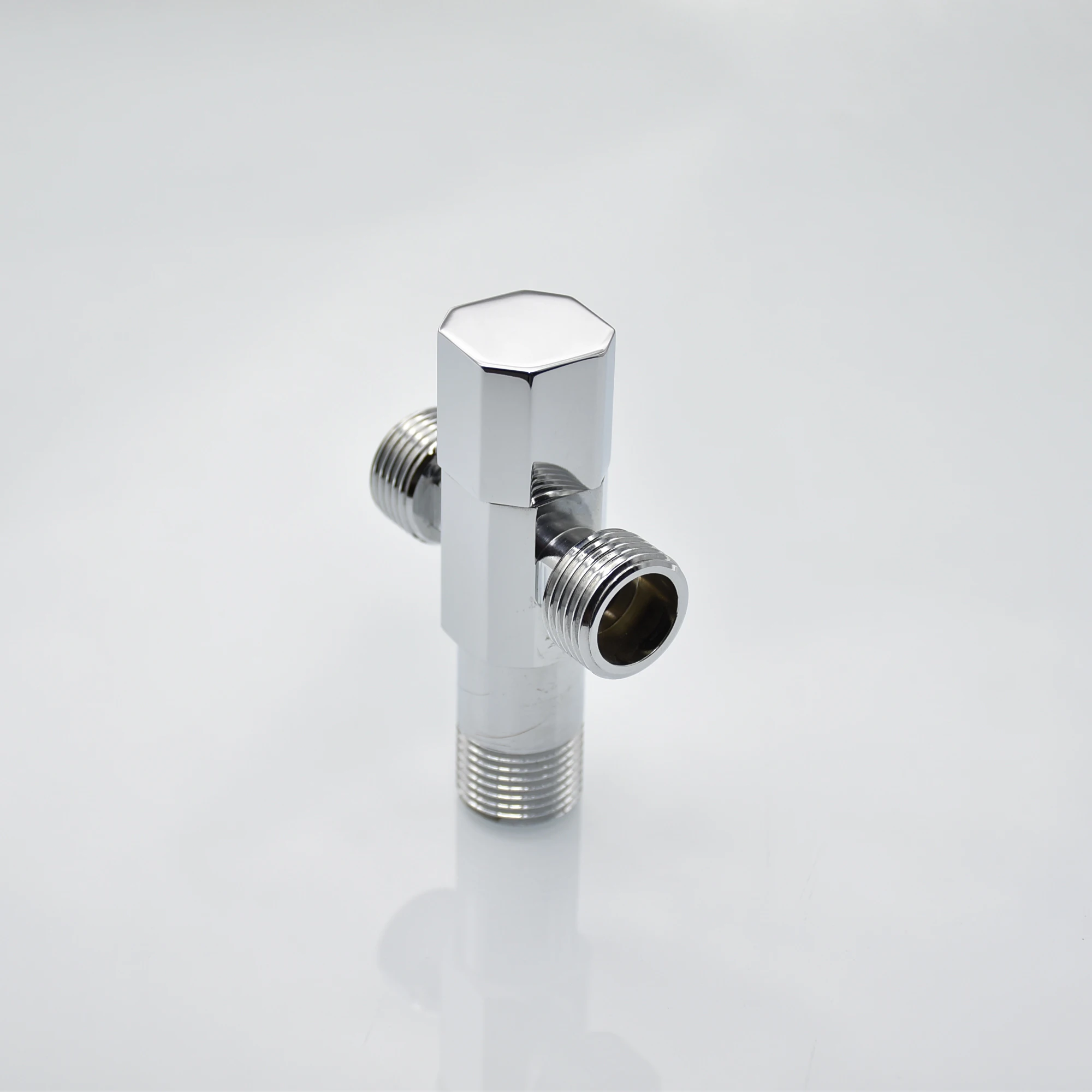 New Design Angle Cock Valve Bathroom 1/2 Brass Toilet Angle Valve
