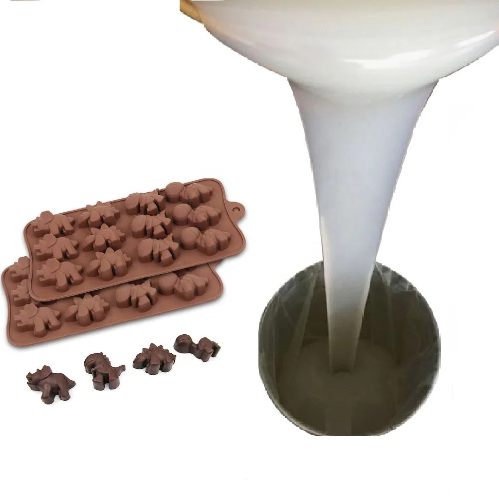 Liquid Silicone Rubber mold For Candy Translucent silicon resin for Chocolate Molding silicone