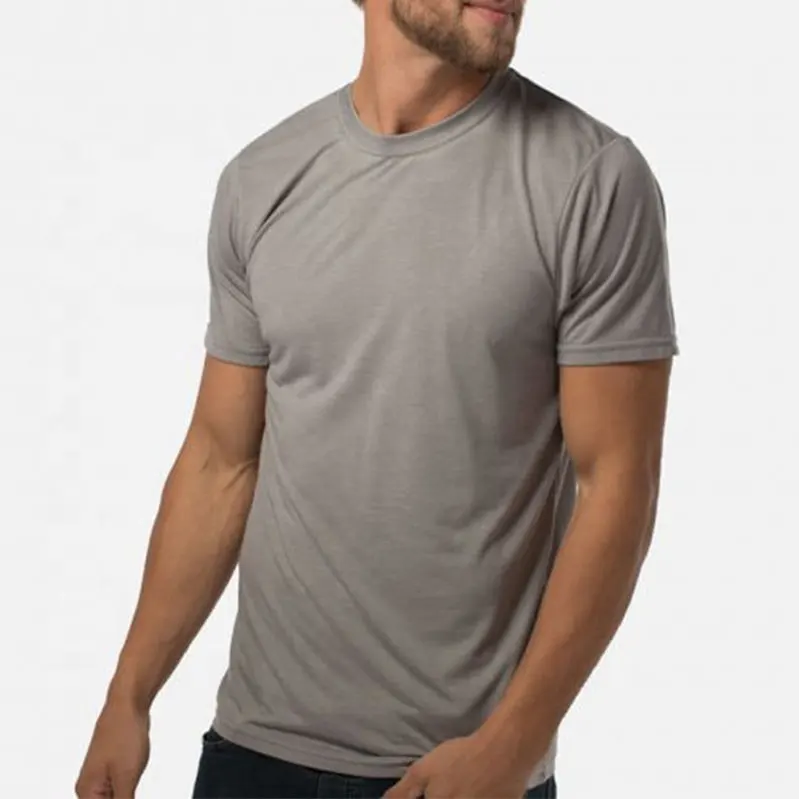 Custom New Design Comfortable Bamboo usa apparel man Fitness t shirts blank wholesale organic gym clothing