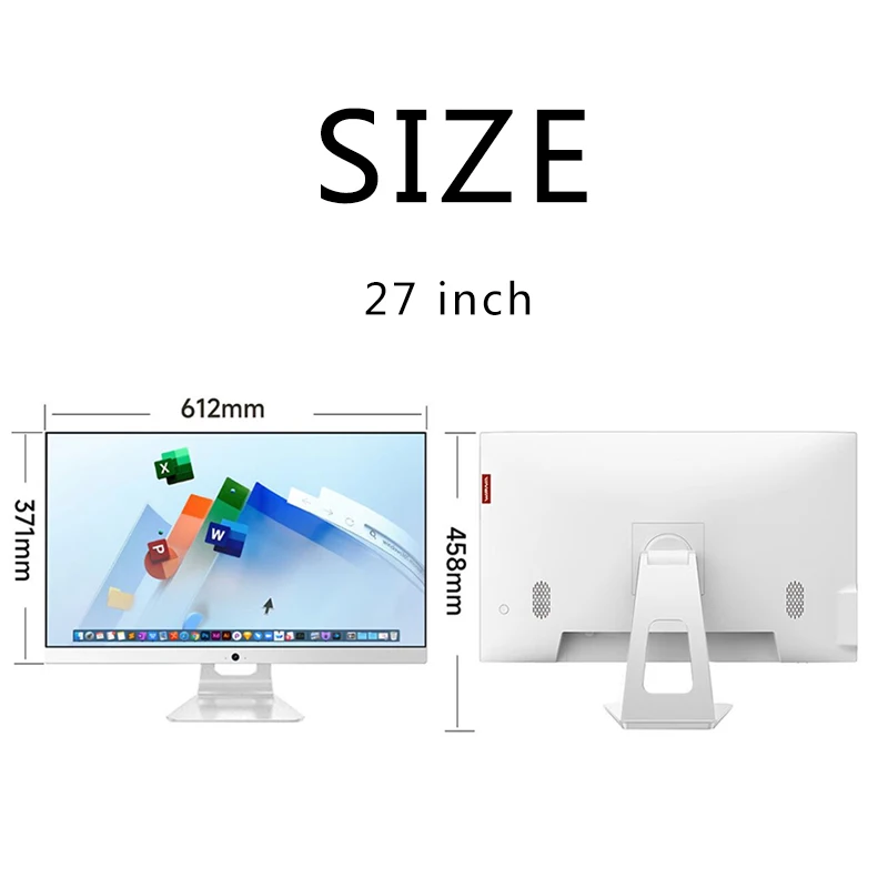 All In One Barebone PC i7 i5 i3 Desktop Computer Cheap 23.8 inch 8G 16G RAM 256G 512GSSD Gaming All-in-one Pc