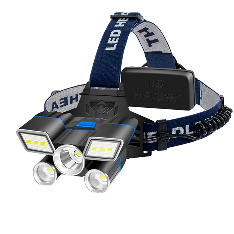 
OEM Led Rechargeable High Powerful 1000 5000 lumen Head Work Black Red Light Headlights Headlamp Flashlight Torch 