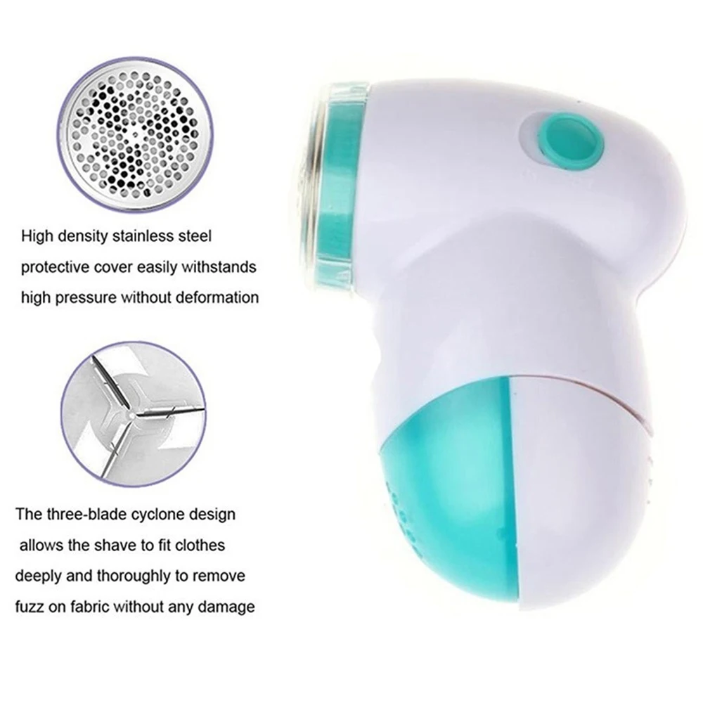 Portable Electric Fuzz Shaver Clothes Fabric Hair Ball Trimmer Sweater Lint Remover
