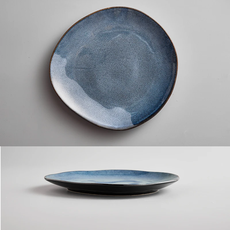 Japanese Style Crude Pottery Handmade Pottery Creative dinnerware sets Restoring Ancient Ways Ceramic tableware