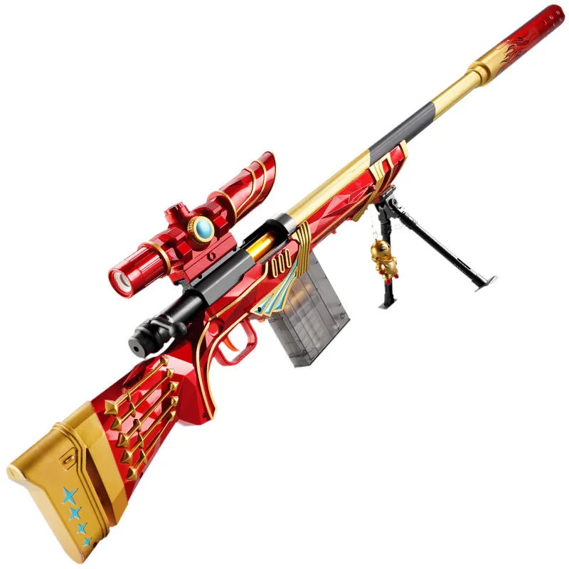Игрушечный пистолет nerf guns m24 мягкий пулевой 98k игрушечный для извлечения подарок мальчика игрушка
