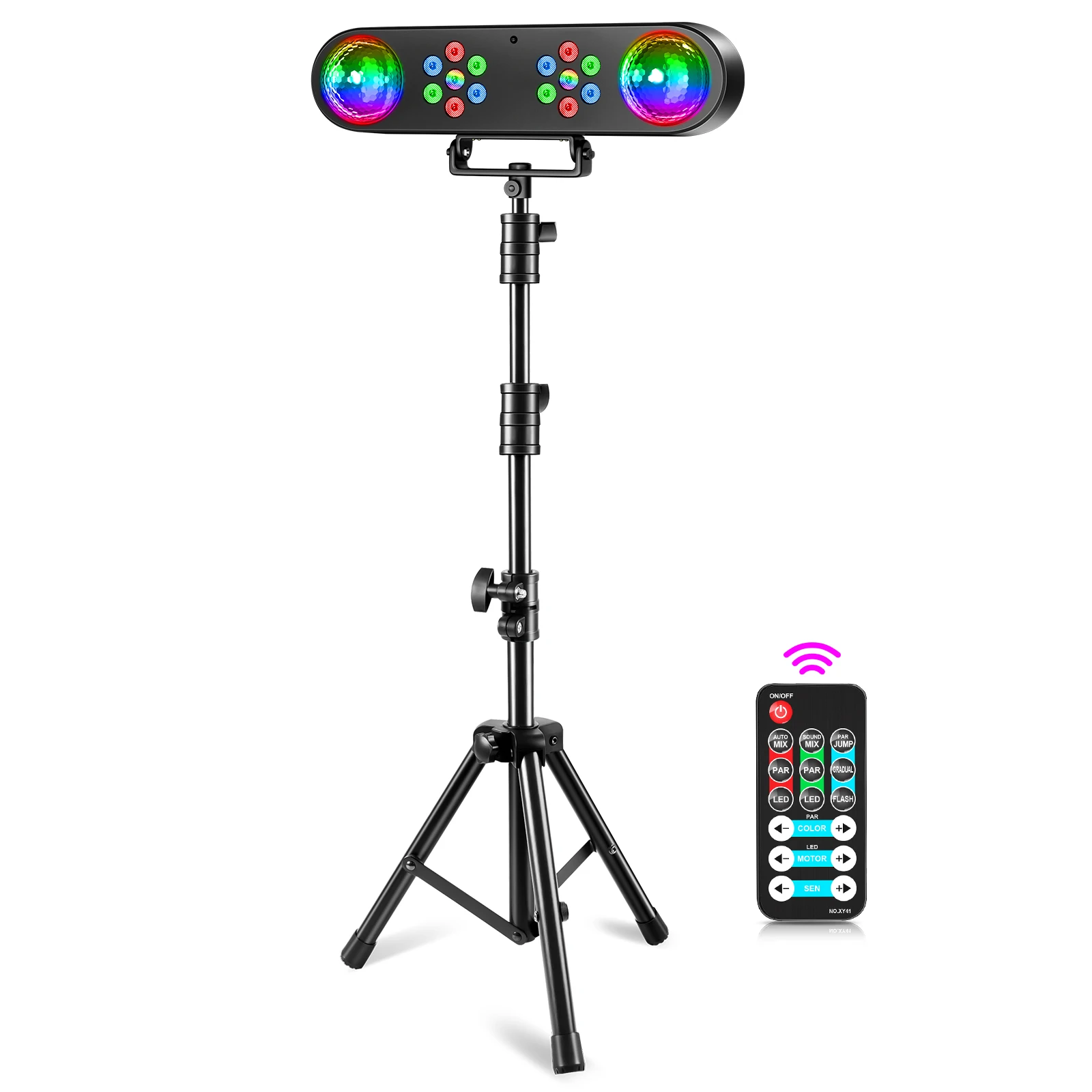30W Rgb With Remote Control Stage Lights For Church Bar Wedding Ktv Nightclub Dj Disco Ball Mobile Stage Effect Lamp