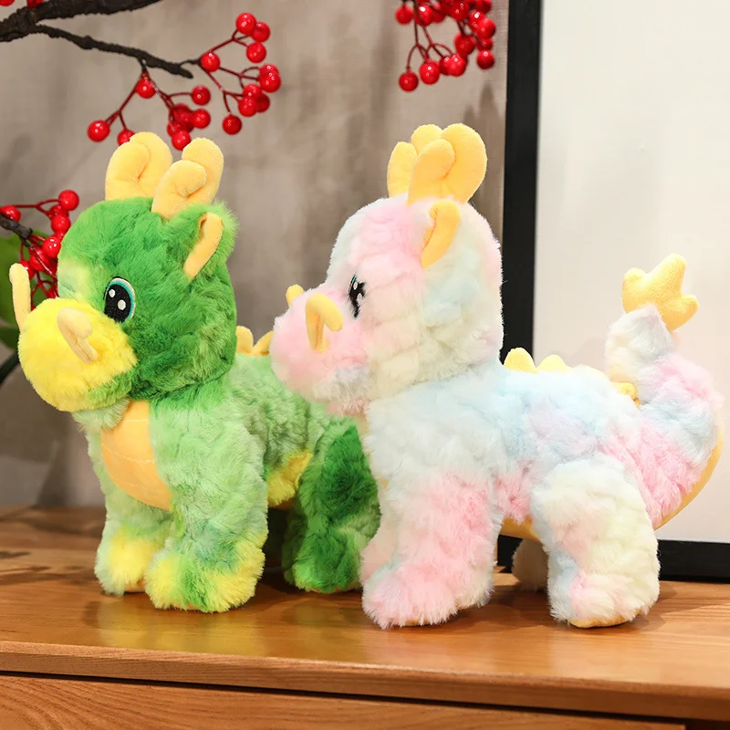 2024 New Products Chinese Dragon Plush Toy Cute And Joyous Stuffed Animal Toys Dragon  Mini Toys Dragon  For Kids And Girls Gift