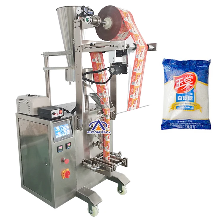 Automatic Tea Coffee Bag Pouch Sachet Price And Salt 1Kg Shrink Rice Honey Milk Sugar Food 3 Packing Machine For Spices