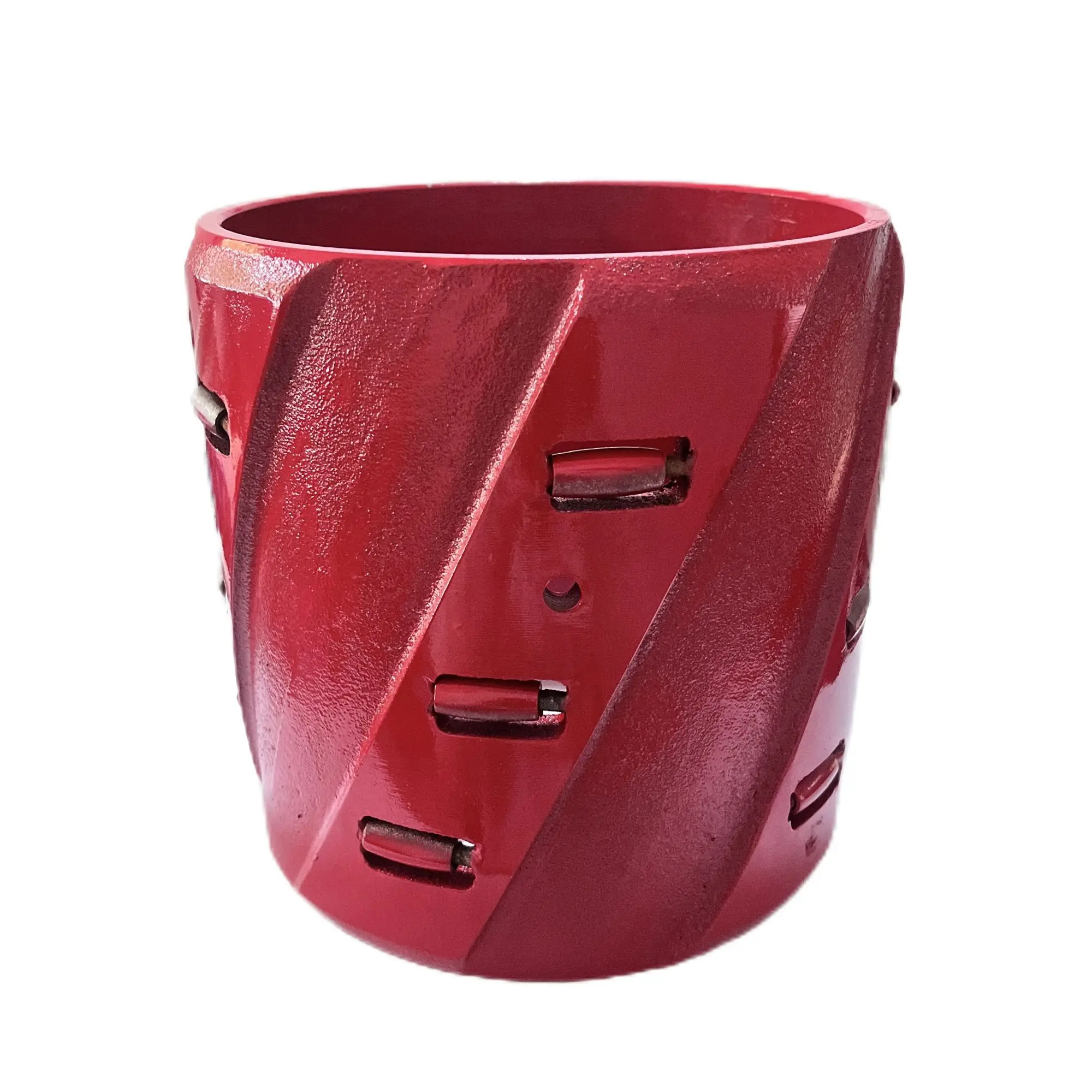China Factory Oilfield Drilling Spiral Vane Steel Solid Rigid Roller Centralizer