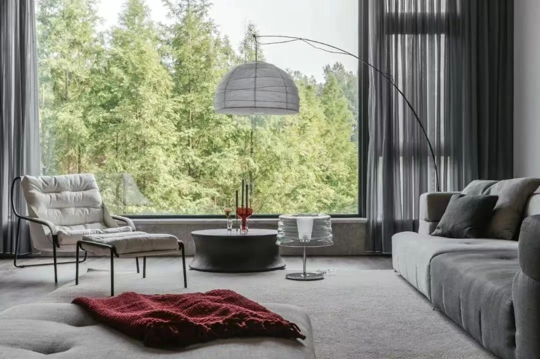 Minglei Large Glass Windows Big Picture Window Panoramic Window Thermal Break Aluminum Windows  Floor To Ceiling Fixed Window