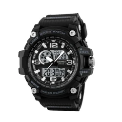Free watch samples Latest watches for men watches wholesale sports dual time zones alarm clock