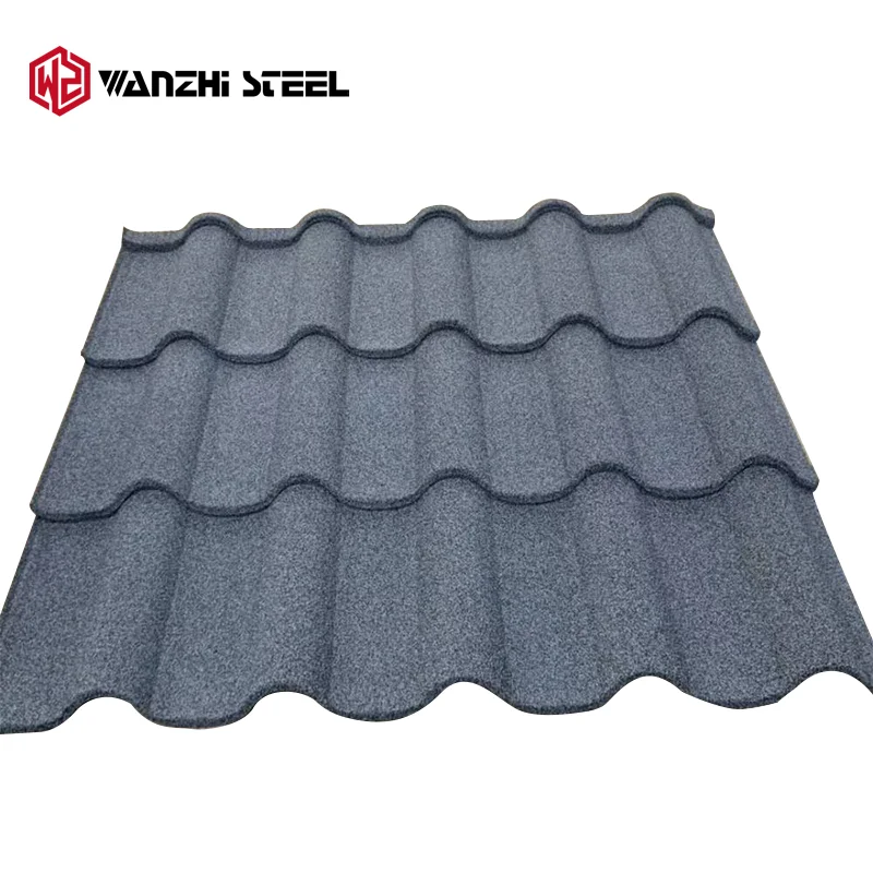 metal metro tiles roofing sheet Colored Stone Coated metal roof tiles