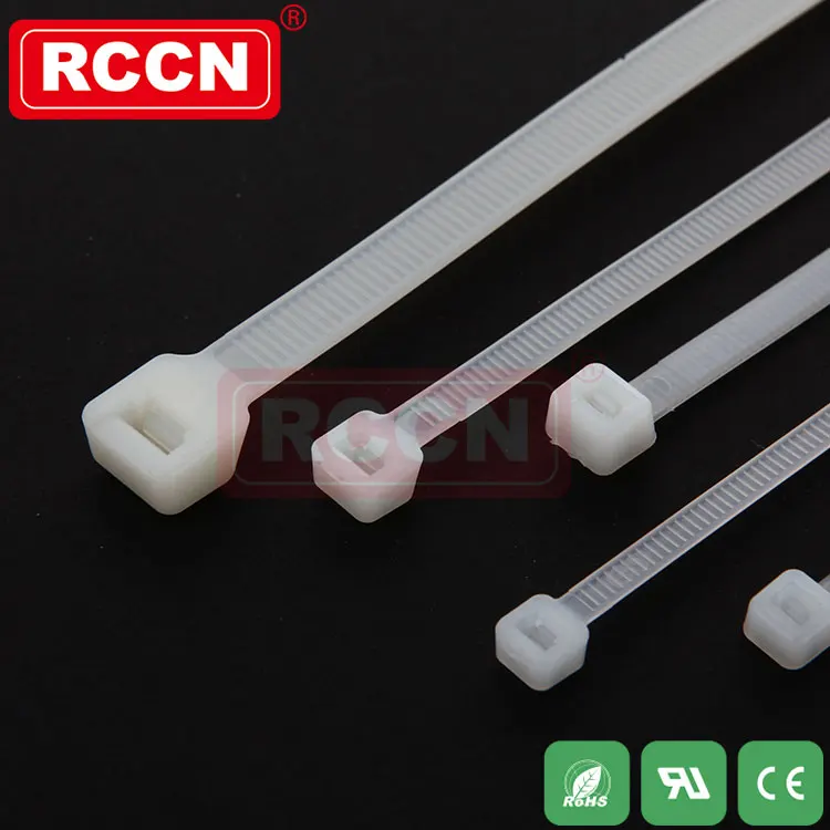 RCCN China Cable Tie Manufacturer Black Nylon 66 UV Resistant Electric Cable Ties G150I