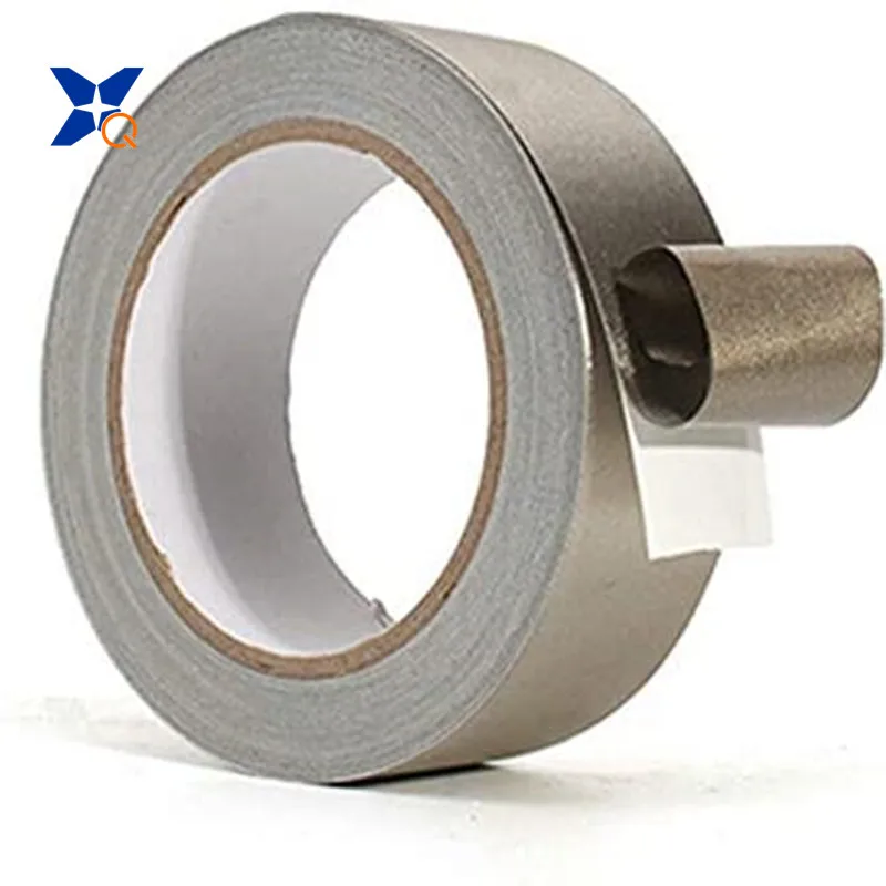 copper nickle plated polyester fabrics adhesive fabrics no fingerprints treatment IIA  anti electromagnetic wave radiation