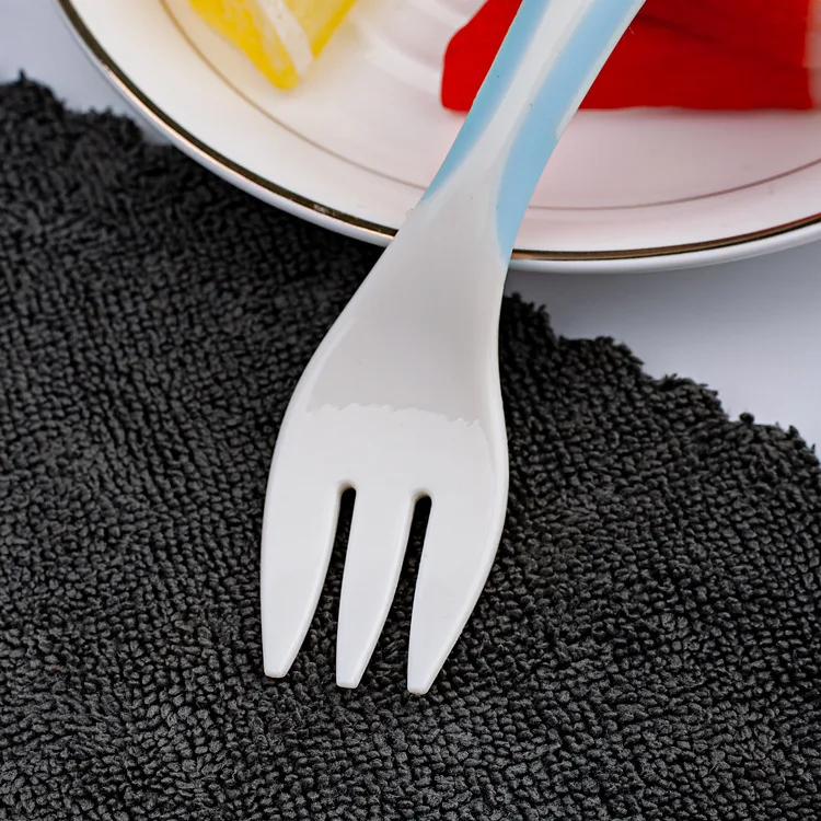 
Baby Supplies Products Baby Feeding Spoon Safety Baby Spoon and Fork Set For Training 