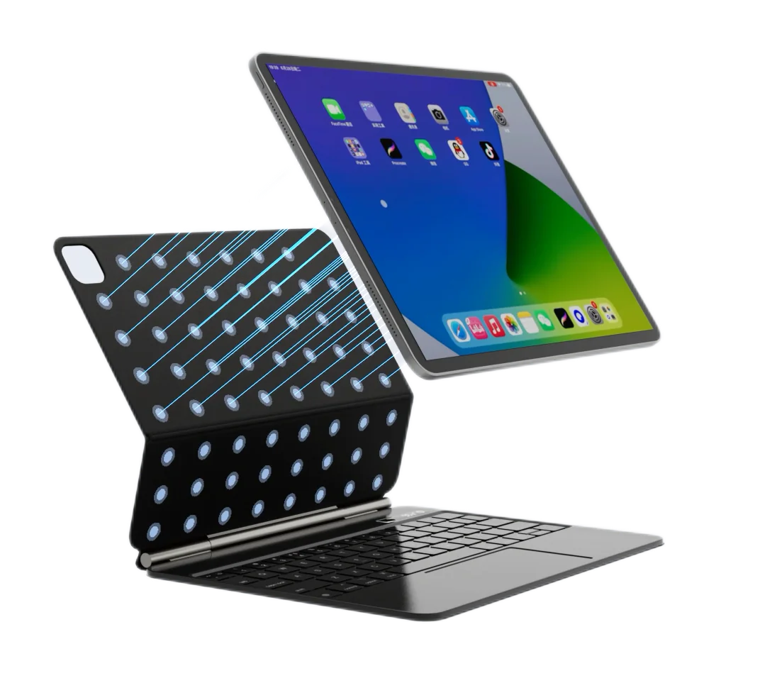 High Quality Magic Keyboard Case Touchpad Bluetooth Keyboard for iPad Pro 12.9 inch tablet