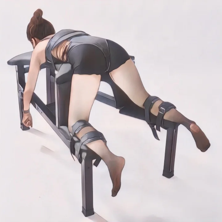 In stock BDSM restrained binding stool sex chair slave tuning posture fixed forced orgasm Spanking bench bondage gear furniture