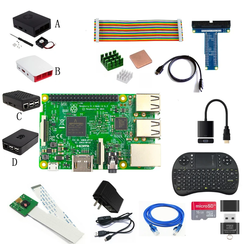 Оригинальный Raspberry Pi 4 Kit 4B 8GB Базовый комплект состояния