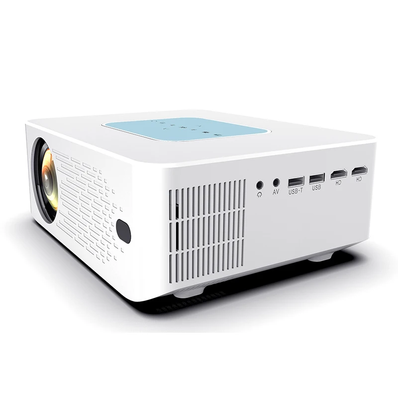 Portable Android 9.0 Projector 4K 2.4G+5G WiFi 2+16G RAM ROM Native 1080P 400 ANSI Lumens  Full HD LED LCD Home Theater Beamer