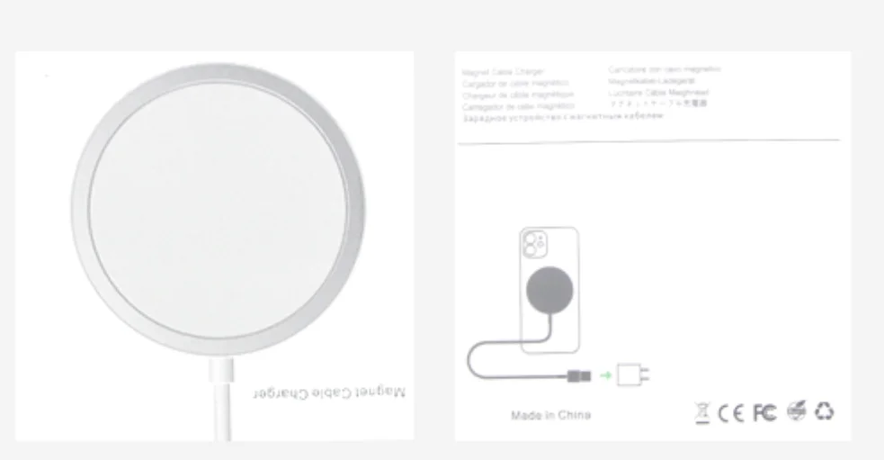 Новинка 2021 магнитное Беспроводное зарядное устройство для iphone 12 Mini Pro Max адсорбционное Быстрое беспроводное 15 Вт