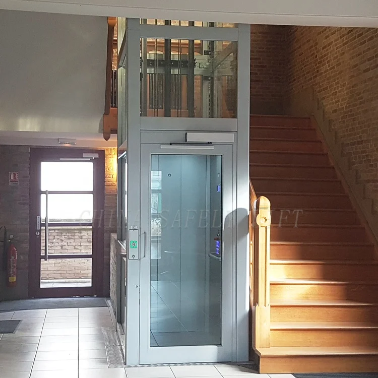 Customer Small home lift elevator  passenger Elevator residential 2 floor personal mini stairs chair lift villa lift