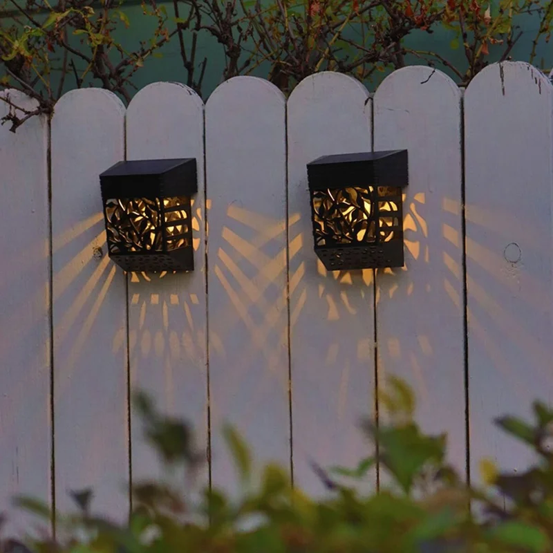 Outdoor Led Exterior Lamp Waterproof Motion Sensor LED Solar Garden Light Wall Mounted Flood Solar Lights