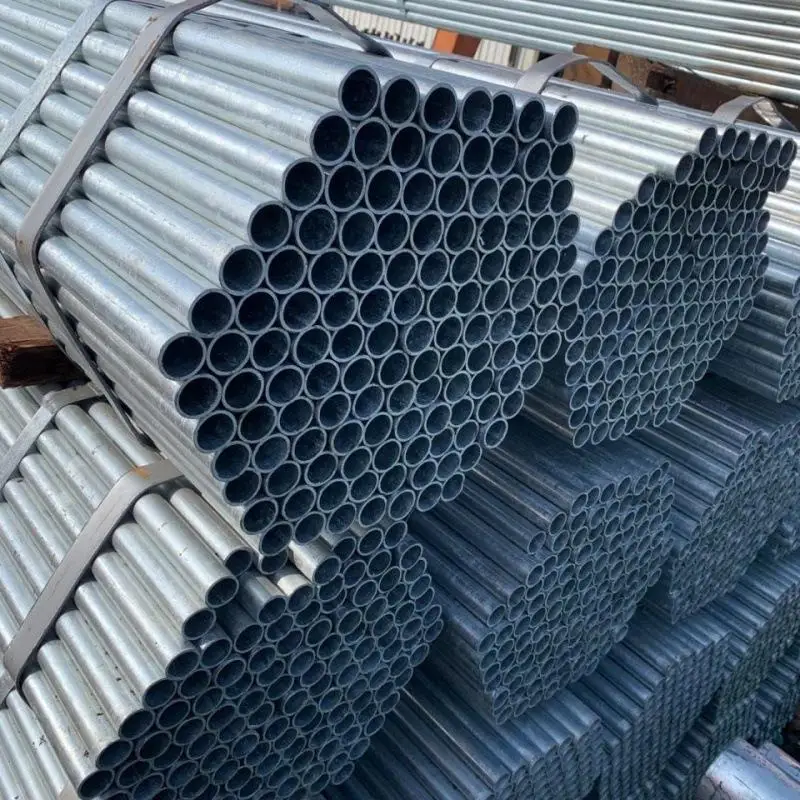 G 4 Inch 6 Inch Astm A53 Bs 1387 Ms Pipe Hot Dip Galvanized Steel Tube Gi Pipe Pre Galvanized Steel Pipe