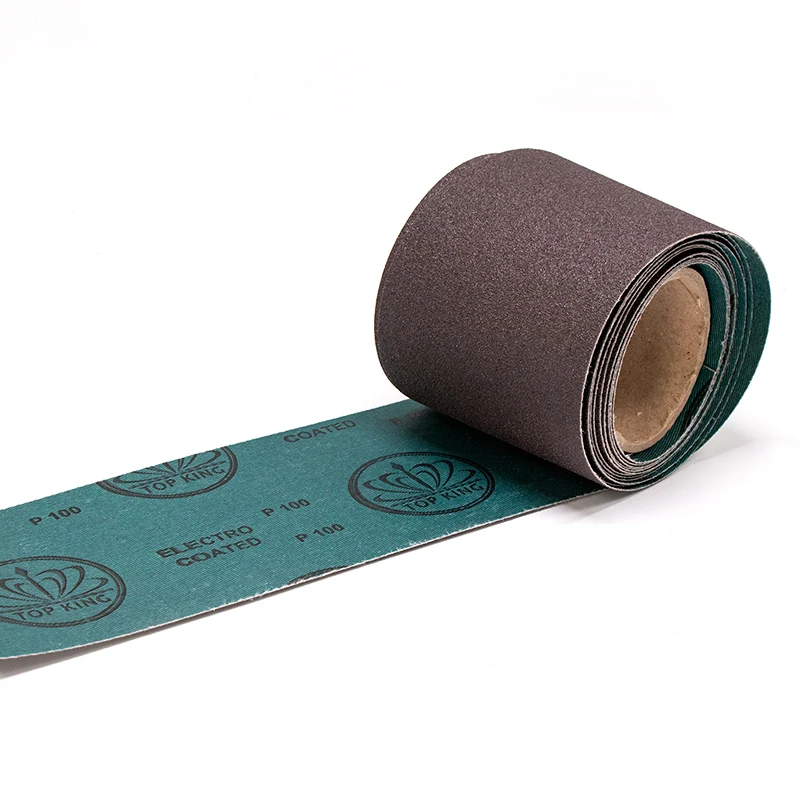 TOP KING BRAND GXK51 Aluminum Oxide Abrasive Cloth Roll for Sanding Wood