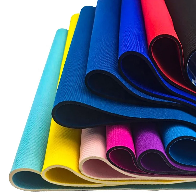 Экологически чистый, дышащий, эластичный, водонепроницаемый, нейлоновый, 3 мм, гидрокостюм, Неопреновая ткань для спортивных сумок, одежды