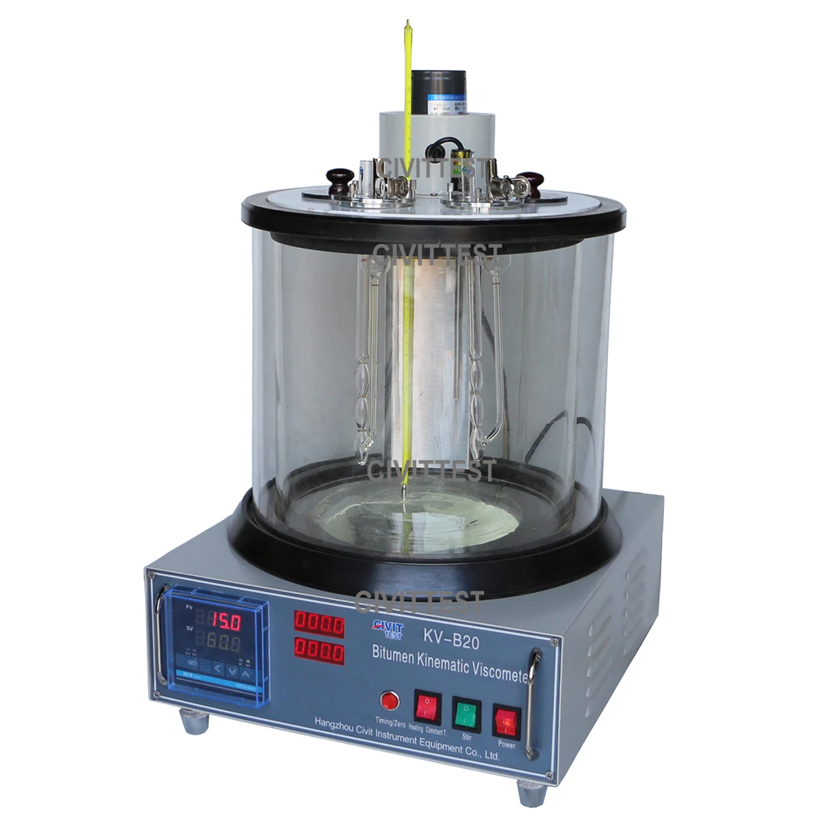 High quality Laboratory Asphalt Bitumen Kinematic portable  viscometer Viscosimeter digital model viscosimetro viscometer price