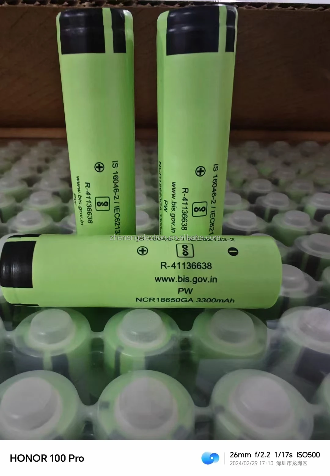 NCR18650GA 3450mAh 10A High Capacity Lithium-Ion Battery for Toys Boats Electric Vehicles Consumer Electronics Home Appliances