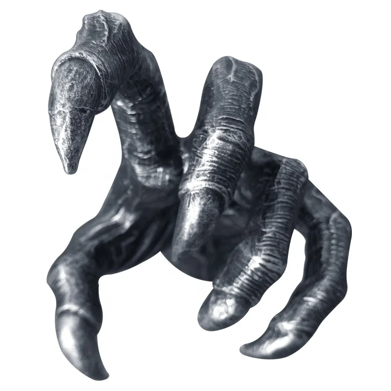 resin demon craft halloween pendant home living room ornaments hand shape sculpture folk crafts OEM desk decoration