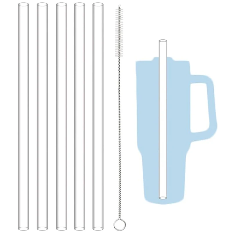 Wholesale 8mm 10mm 12mm Tritan Replacement Straw Compatible with 40 oz 30 oz Cup Tumbler