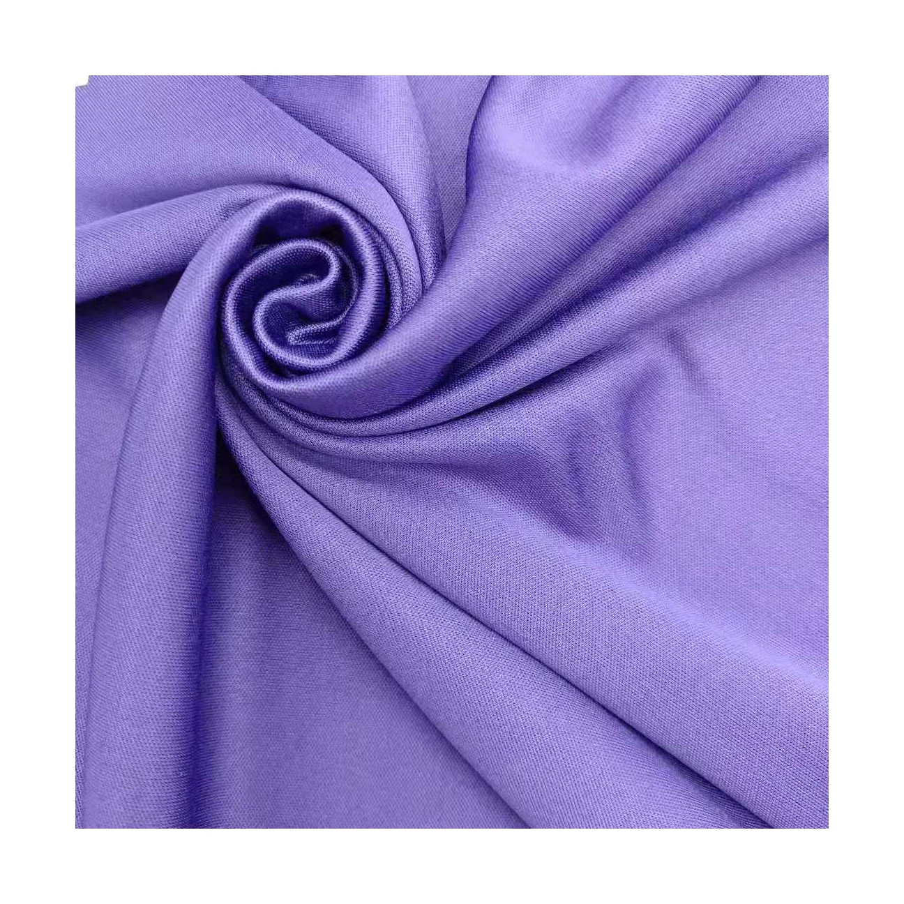 Soft shiny face fabric Knitted Fabric Dyed 100% Polyester silk hijab sportswear fabric
