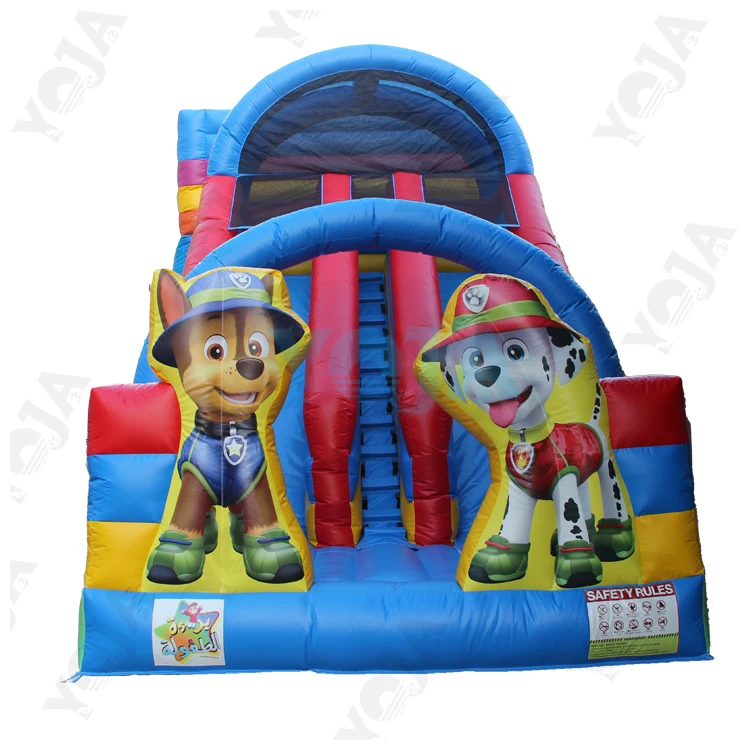 Custom double lane water slide inflatable for kids hot sale PVC manufacturer inflatable double slide home use commercial grade