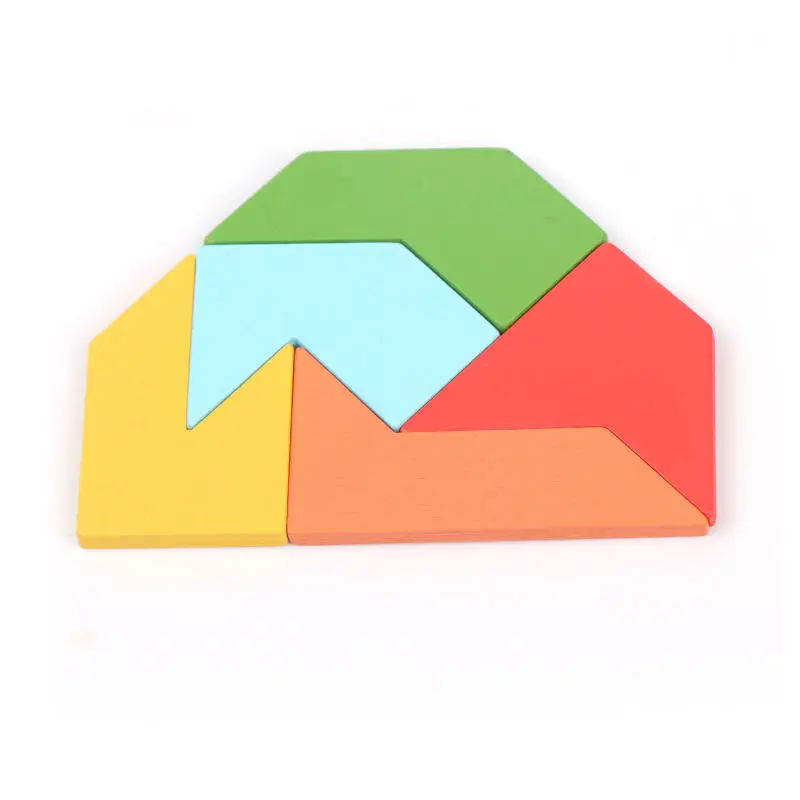New Hottest Colorful Kids Shape Recognize Creative Puzzle Box - Shapes Building Blocks DIY Toys