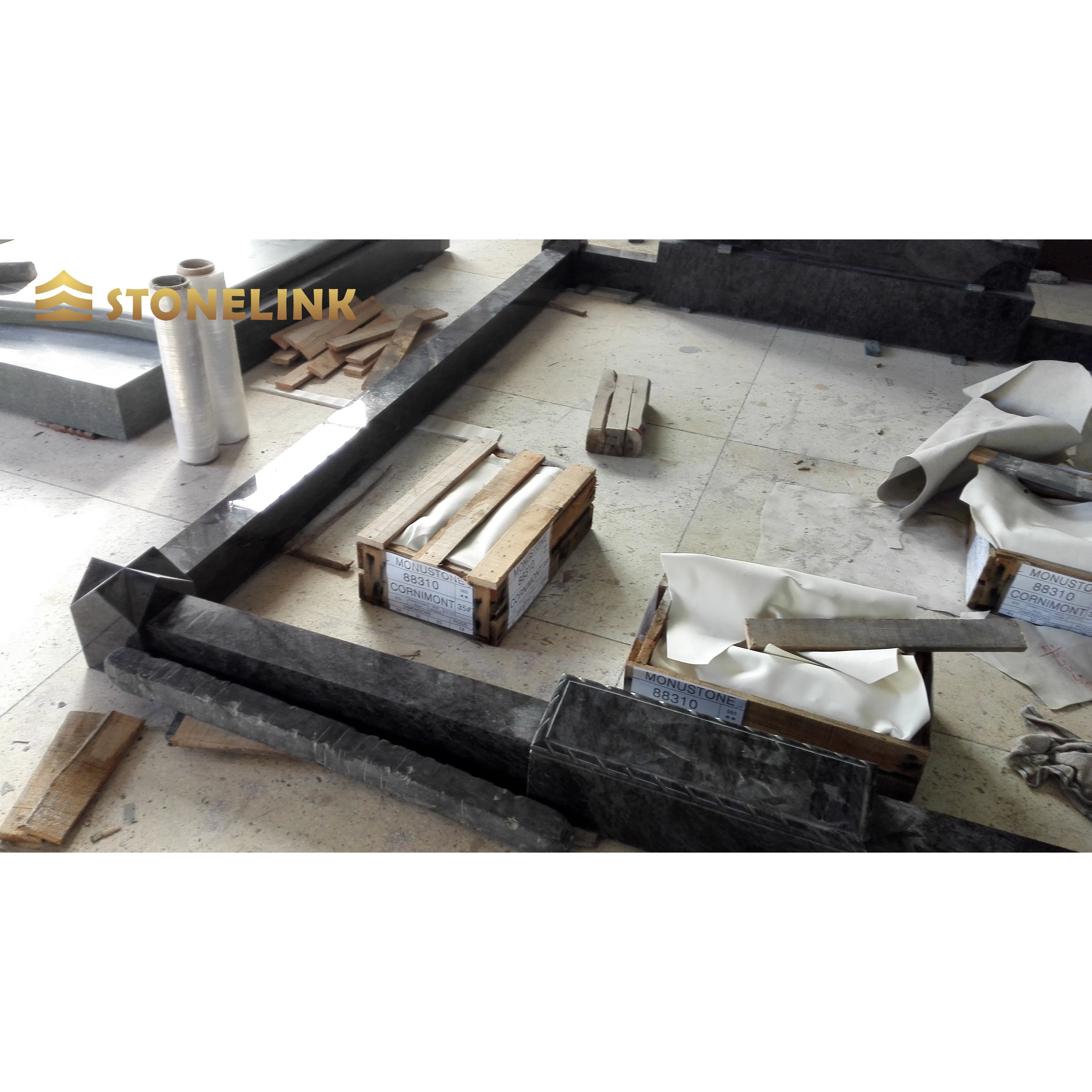 Stonelink Wholesale Popular Design European American Style Granite Tombstone And Monuments Stone Gravestone