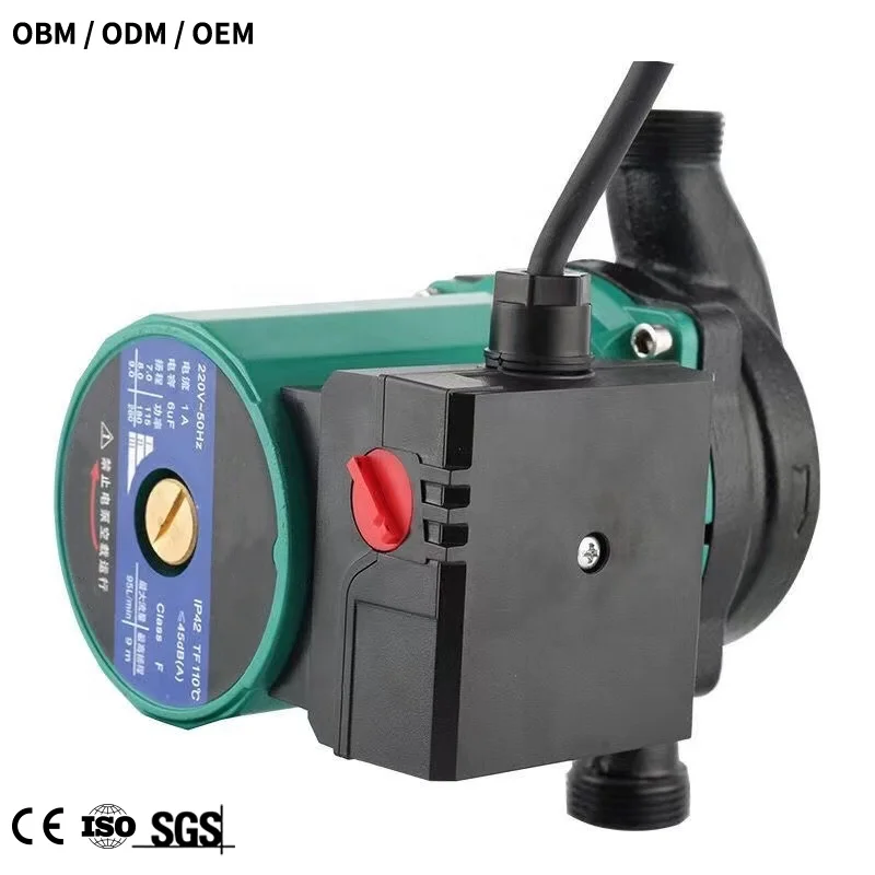 12V 24V household heating automatic Small shield hot water inverter circulation booster pump system