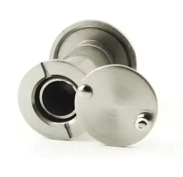 Visual Monitor Heavy Duty Pure Copper Peep Holes For Door With Privacy Cover