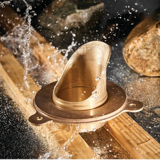 SYI Nickel Bronze Downspout Nozzle Floor Drain