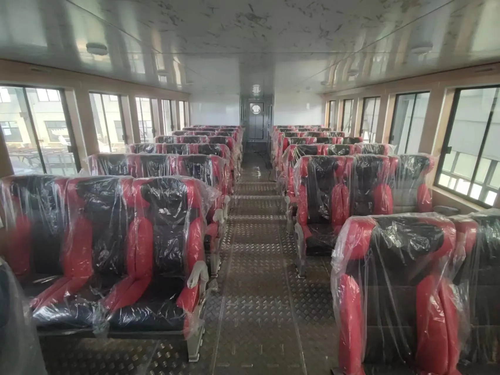 50ft 15m aluminium twin hull power catamaran water taxi speed tourist ferry passenger boat for sale