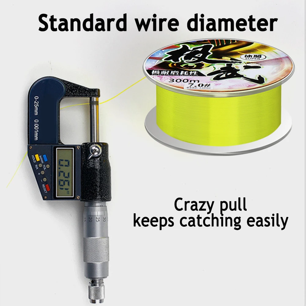 300M/ 20-220LB Strong Nylon Monofilament Fishing Line