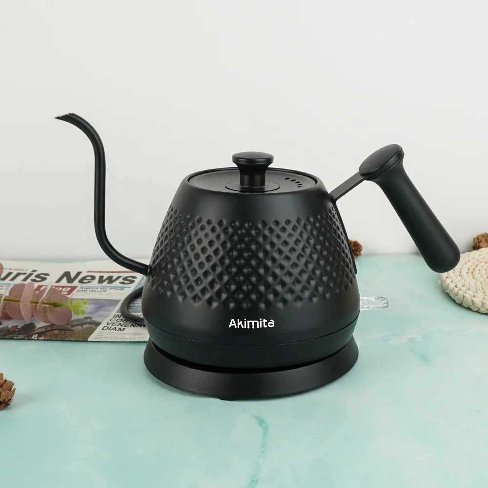 Richy новый дизайн, ромбовидный узор, гусиная шея, Кофеварка из нержавеющей стали, Экономичный Электрический чайник для бытовой техники
