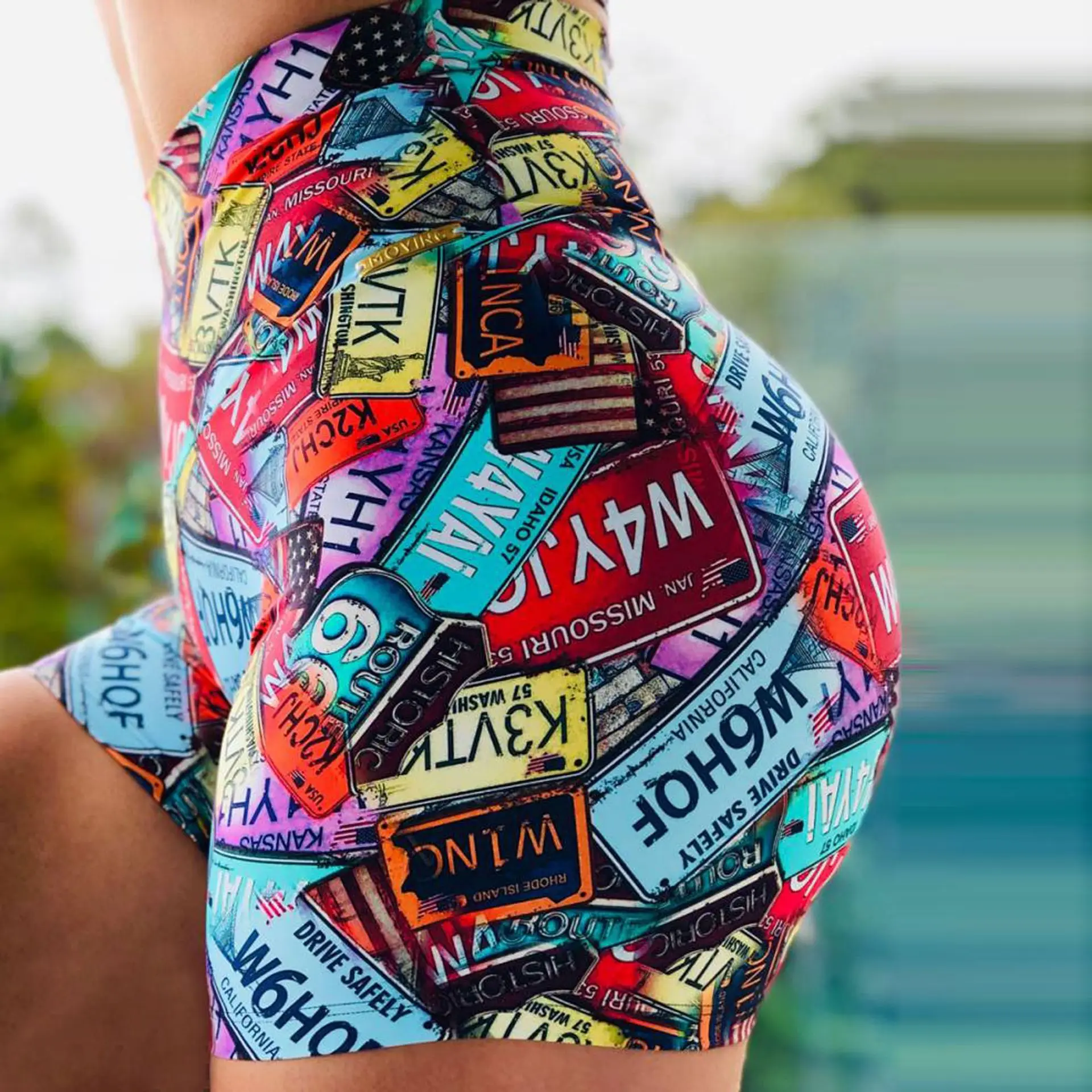 Новое поступление 2021, летние Леггинсы для йоги, шорты для бега с эластичной высокой талией, сексуальные велосипедные шорты для закусок, женские спортивные шорты