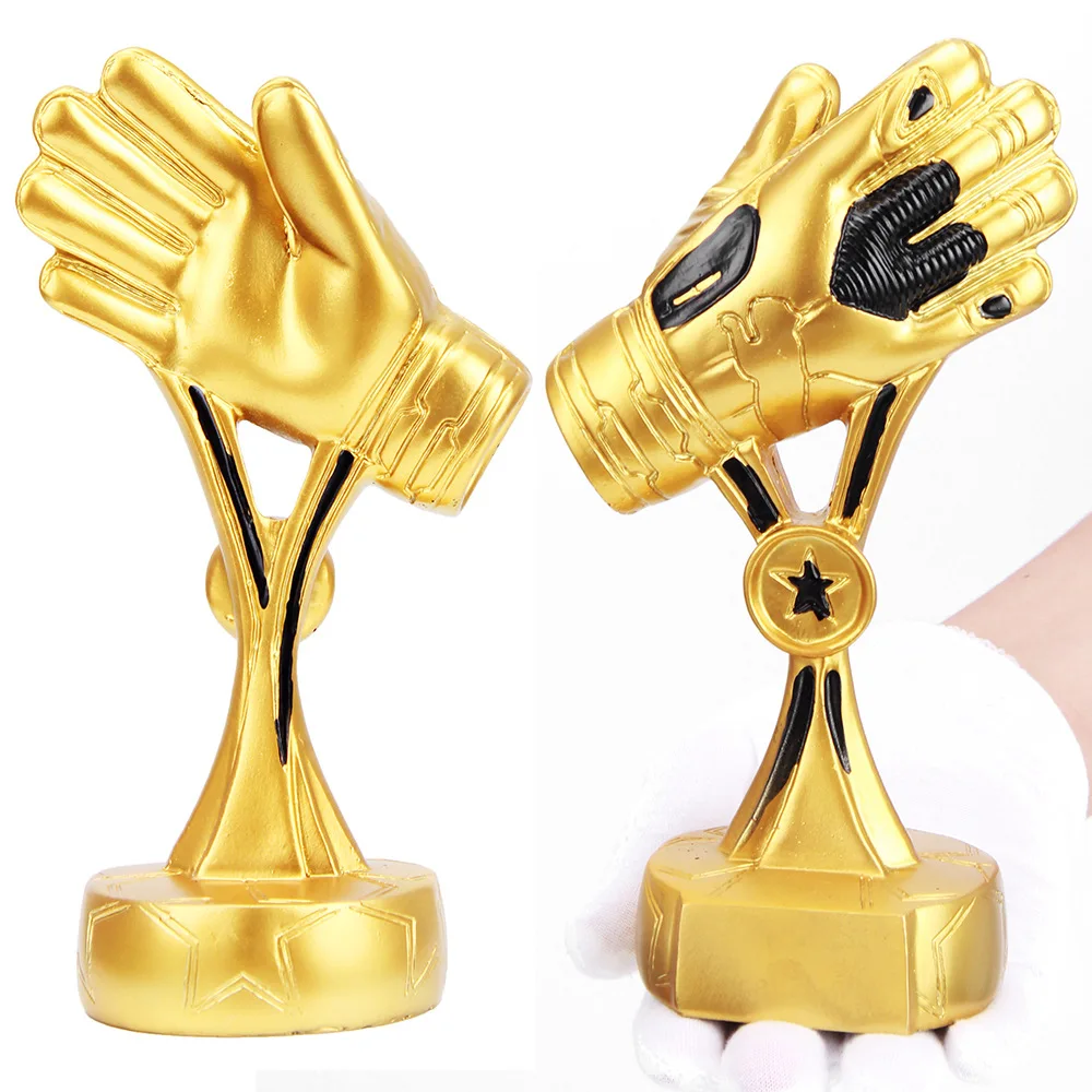 Popular MVP Glove Trophy For Soccer Sport Medals Trophies Cups Award Soccer Football Trophies Sports Cup
