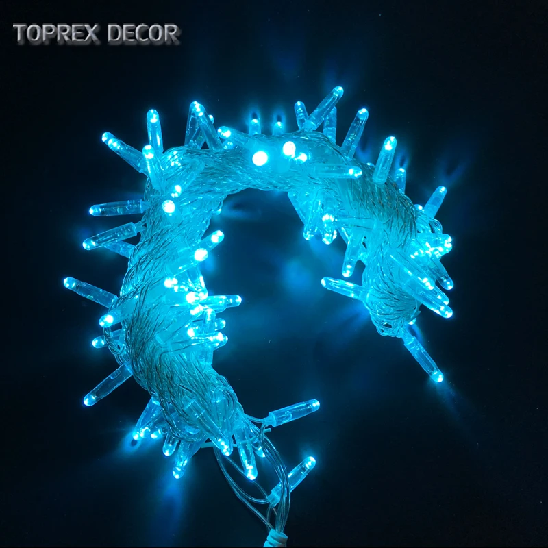 Outdoor decorative led fairy string light ip 65 chain commercial light christmas lights FOR festival