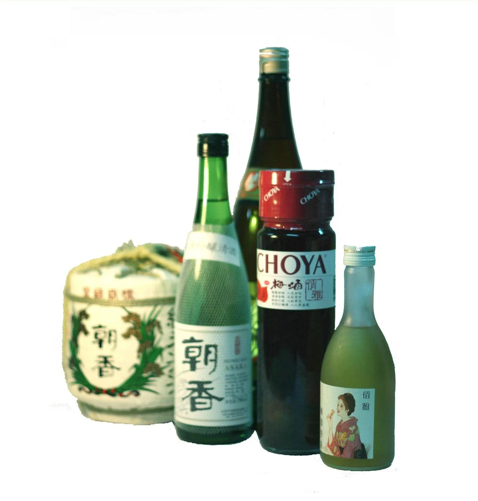 1.8L Premium Authentic Japanese Rice Wine OEM Sake in Barrel Packaging from Japan