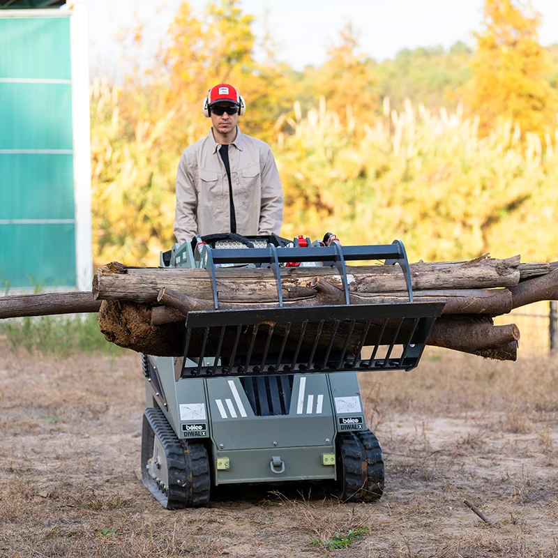 Mini Skid Steer Backhoe Loader Compact Tractor With Loader And Backhoe