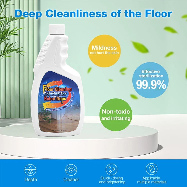 Robot Vacuum Cleaner Floor Washer Cleaning Liquid Solution Floor Cleaning Liquid