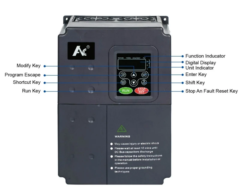 Economical VFD Inverter 7.5kw Frequency Inverter 380v frequency inverter VFD Variable Frequency Drive for general use