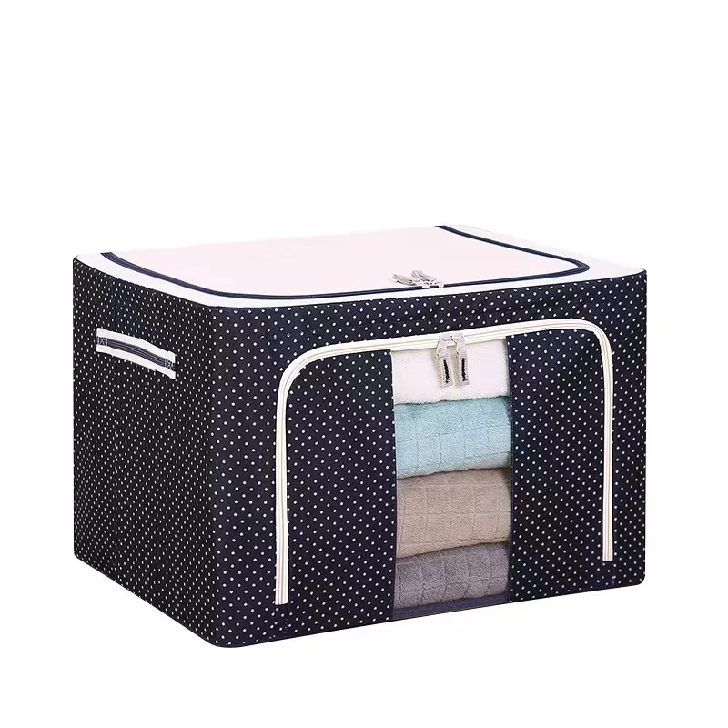 Home Bedroom Oxford Cloth Travel Tote Bag Wardrobe Organizer Storage Boxes